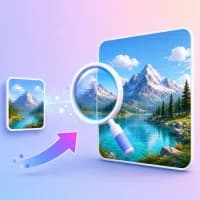 Photo Upscale illustration